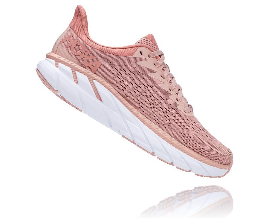 Tenis Hoka One One Feminino Rosa - Clifton 7 - 397-WOGEMJ